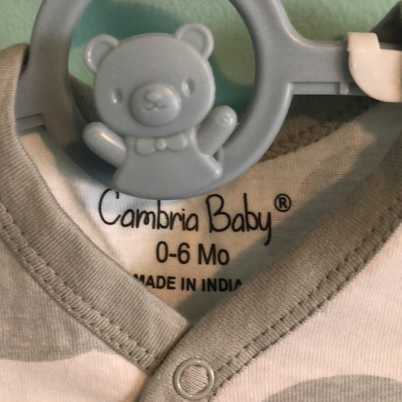 Organic Cotton Open End Onesie 0-6 month - Picture 2 of 5